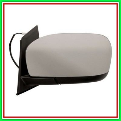Retrovisore Sinistro Elettrico-Termico Con Primer-Chiudibile-Asferico-Cromato Mazda Cx7-(Anno 2007 In Poi)