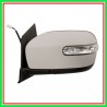 Retrovisore Sinistro Elettrico-Termico-Con Primer-Con Fanale-Chiudibile-Asferico-Cromato Mazda Cx7-(Anno 2007 In Poi)