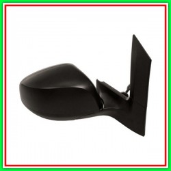 Retrovisore Destro A Cavi-Nero-Convesso-Cromato Opel Agila-(Anno 2008-2015)