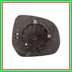 Piastra Specchio Sinistra Convessa-Termica Cromata Opel Agila-(Anno 2008-2015)