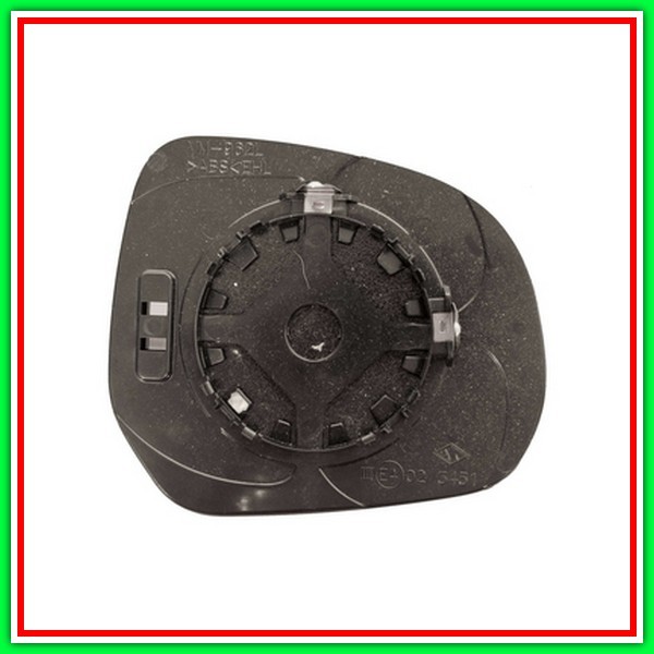Piastra Specchio Sinistra Convessa-Termica Cromata Opel Agila-(Anno 2008-2015)