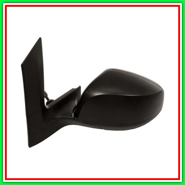 Retrovisore Sinistro A Cavi-Nero-Convesso-Cromato Opel Agila-(Anno 2008-2015)