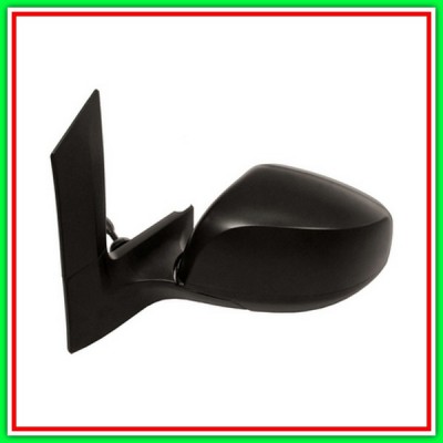 Retrovisore Sinistro A Cavi-Nero-Convesso-Cromato Opel Agila-(Anno 2008-2015)
