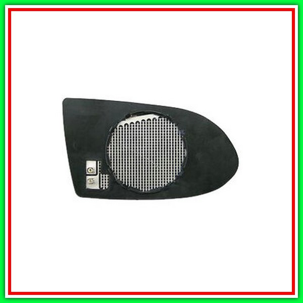 Piastra Specchio Sinistra Asferica-Termica Cromata Opel Zafira-(Anno 1999-2005)