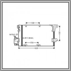 Condensatore Opel Zafira-(Anno 1999-2005)
