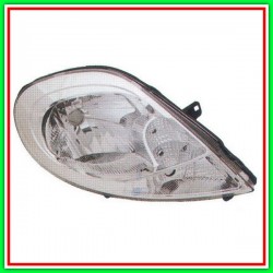Right Projector H4 Electric-With Motor-White Light OPEL Vivaro-(Year 2007-2014)