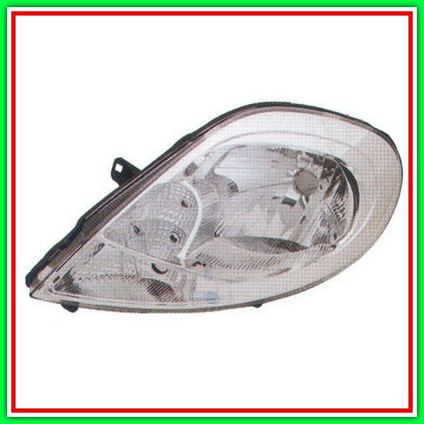 Proiettore Sinistro H4 Elettrico-Con Motore-Fanale Bianco Opel Vivaro-(Anno 2007-2014)