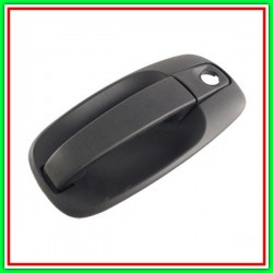 Black Left Front Outer Handle-With Hole NOTTOLINO OPEL Vivaro-(Year 2007-2014)