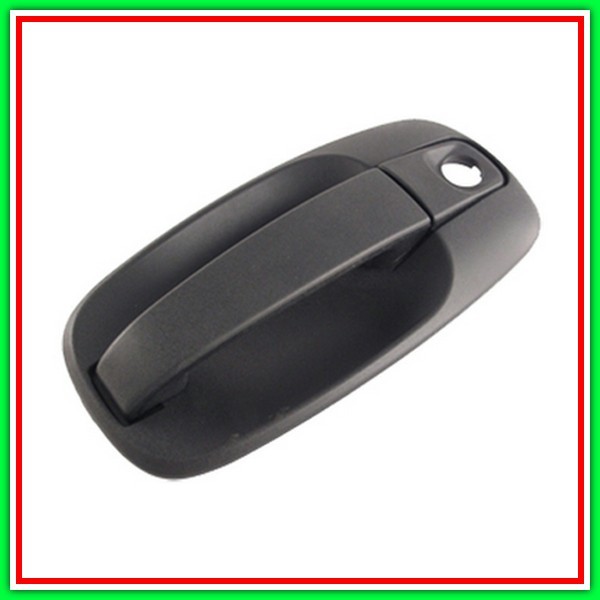 Black Left Front Outer Handle-With Hole NOTTOLINO OPEL Vivaro-(Year 2007-2014)