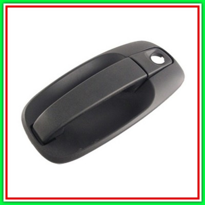 Black Left Front Outer Handle-With Hole NOTTOLINO OPEL Vivaro-(Year 2007-2014)