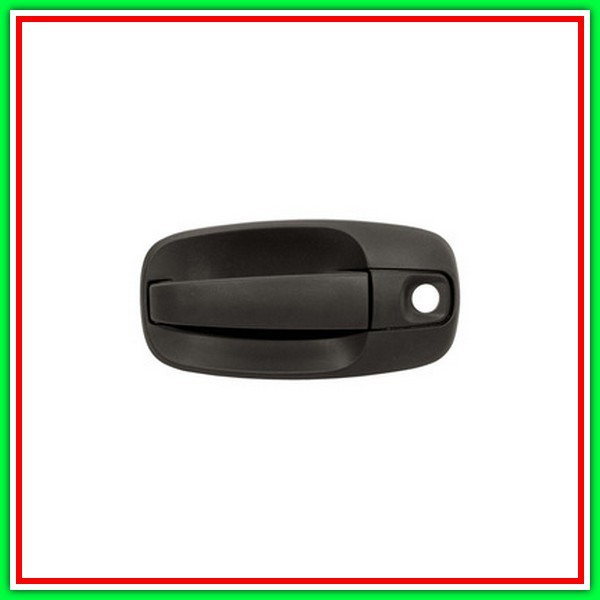 Maniglia Esterna Posteriore Destra-Sinistra-Nera-Con Foro Nottolino Opel Vivaro-(Anno 2007-2014)