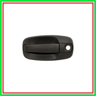 Rear Outer Handle Right-Left-Black-Con Hole NOTTOLINO OPEL Vivaro-(Year 2007-2014)