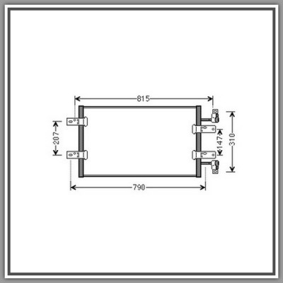 Condensatore Opel Vivaro-(Anno 2007-2014)