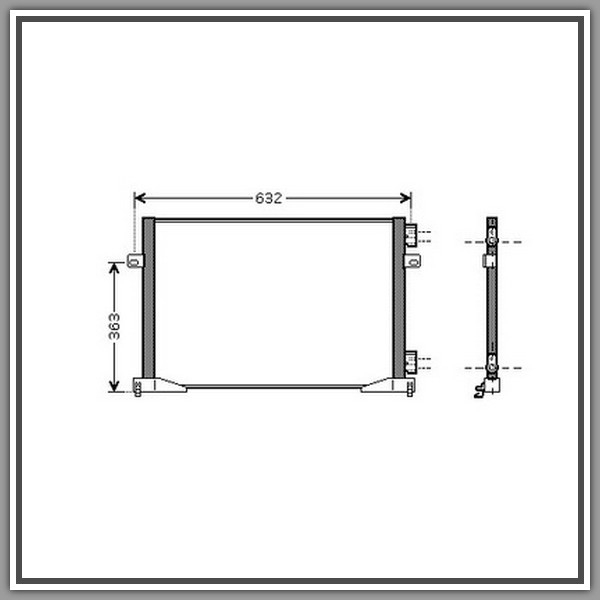 Condensatore Opel Vivaro-(Anno 2007-2014)