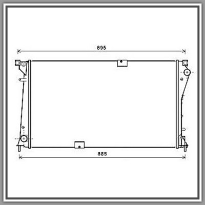 Radiatore Opel Vivaro-(Anno 2007-2014)