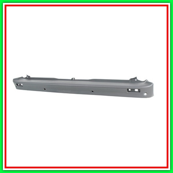 Paraurti Posteriore Grigio Scuro-Con Fori Pdc+Supporti Opel/Vauxhall-Vivaro-Mod. 08/07-02/14