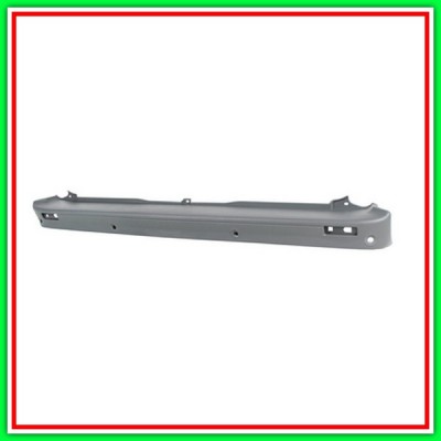 Paraurti Posteriore Grigio Scuro-Con Fori Pdc+Supporti Opel/Vauxhall-Vivaro-Mod. 08/07-02/14