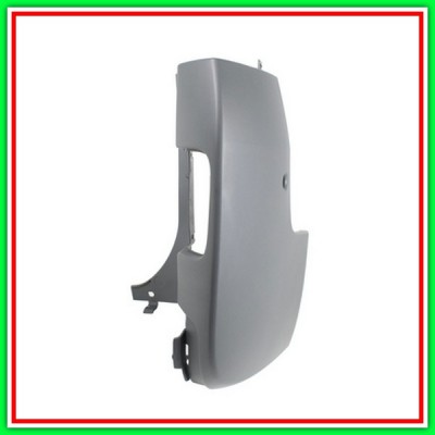 Cantonale Destro Grigio Goffrato-Paraurti Posteriore Opel/Vauxhall-Vivaro-Mod. 08/07-02/14