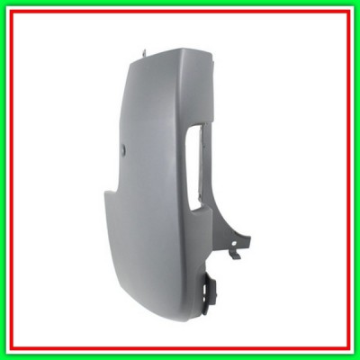 Cantonale Sinistro Grigio Goffrato-Paraurti Posteriore Opel/Vauxhall-Vivaro-Mod. 08/07-02/14