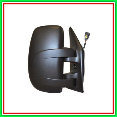 Retrovisore Sinistro Elettrico-Termico-Nero Opel Movano-(Anno 2004-2009)