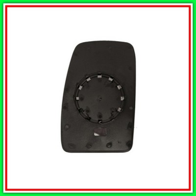 Piastra Specchio Destra Convessa-Cromata Opel Movano-(Anno 2004-2009)