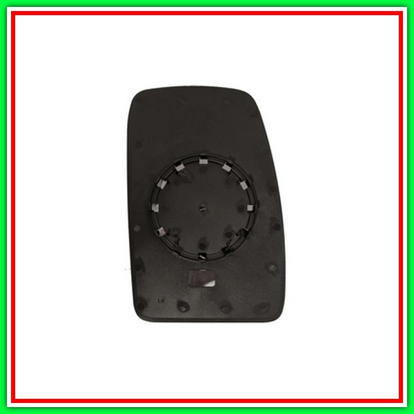 Piastra Specchio Sinistra Convessa-Termica Cromata Opel Movano-(Anno 2004-2009)