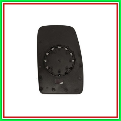 Piastra Specchio Sinistra Convessa-Termica Cromata Opel Movano-(Anno 2004-2009)