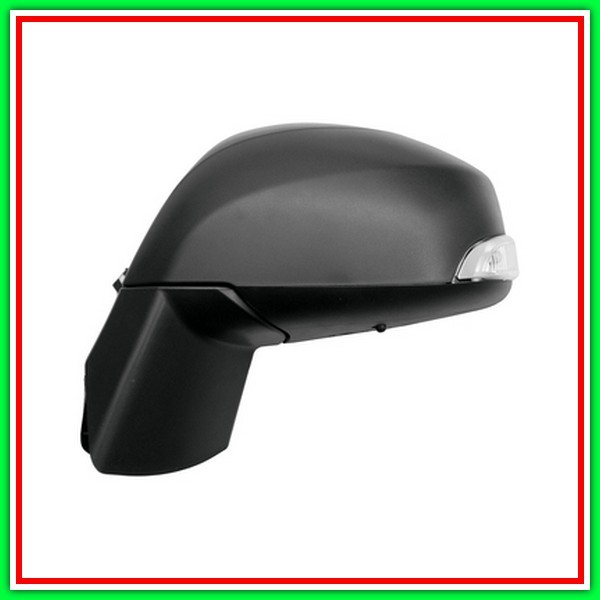 Retrovisore Sinistro Elettrico-Nero-Termico-Con Sonda-Con Fanale-Asferico-Cromato-7 Pins Renault Grand Scenic-(Anno 2006-2009)