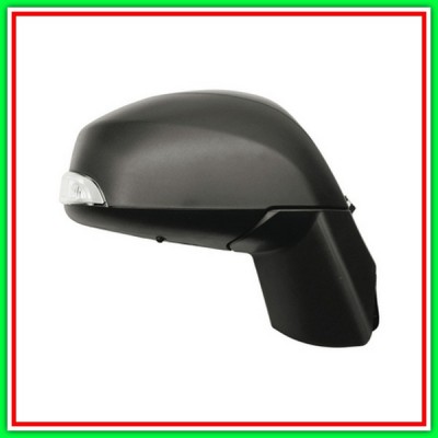 Retrovisore Destro Elettrico-Termico Con Primer-Con Fanale-Chiudibile-8 Pins Renault Scenic (X-Mod)-(Anno 2009-2011)