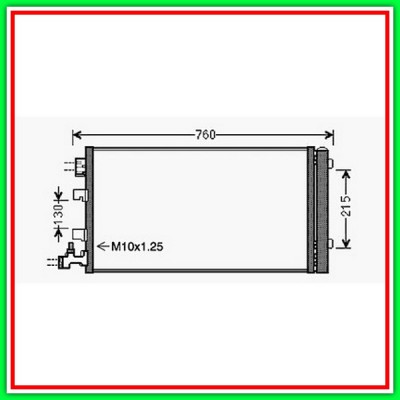 Condensatore Renault Scenic (X-Mod)-(Anno 2009-2011)