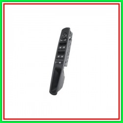 Pulsantiera Nera-4 Interruttori-Alzacristallo Porta Anteriore Sinistra-13 Pins Renault Grand Scenic-(Anno 2009-2012)