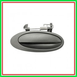 Maniglia Esterna Posteriore Destra Nera-Senza Foro Nottolino Renault Laguna-(Anno 1994-2001)