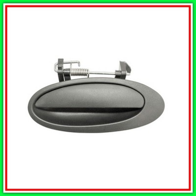Maniglia Esterna Posteriore Sinistra Nera-Senza Foro Nottolino Renault Laguna-(Anno 1994-2001)