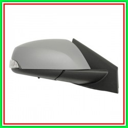 Retrovisore Destro Elettrico-Termico-Con Primer-Con Fanale-Chiudibile-Convesso-Blu Renault Laguna-(Anno 2007-2010)