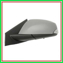 Retrovisore Sinistro Elettrico-Termico-Con Primer-Con Sonda-Con Fanale-Chiudibile-Asferico-Blu Renault Laguna-(Anno 2007-2010)