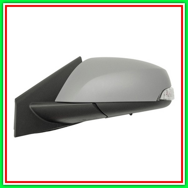 Retrovisore Sinistro Elettrico-Termico-Con Primer-Con Sonda-Con Fanale-Chiudibile-Asferico-Blu Renault Laguna-(Anno 2007-2010)