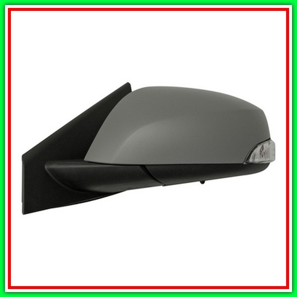 Retrovisore Sinistro Elettrico-Termico Con Primer-Con Sonda-Con Fanale-Chiudibile-Con Memoria-Asferico-Blu
