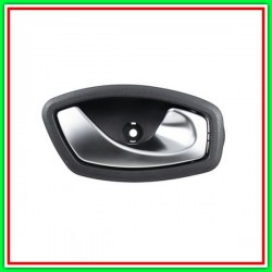 Maniglia Interna Anteriore-Posteriore Destra-Con Leva Cromata-Mostrina Nera Renault Laguna-(Anno 2007-2010)