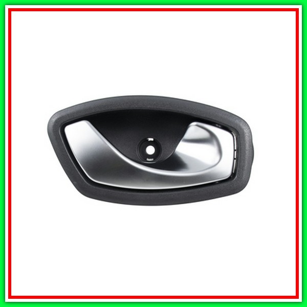 Maniglia Interna Anteriore-Posteriore Destra-Con Leva Cromata-Mostrina Nera Renault Laguna-(Anno 2007-2010)