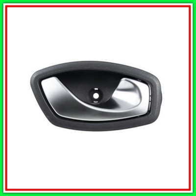 Maniglia Interna Anteriore-Posteriore Destra-Con Leva Cromata-Mostrina Nera Renault Laguna-(Anno 2007-2010)