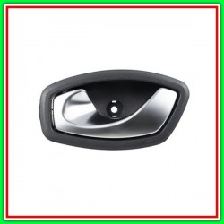 Maniglia Interna Anteriore-Posteriore Sinistra-Con Leva Cromata-Mostrina Nera Renault Laguna-(Anno 2007-2010)