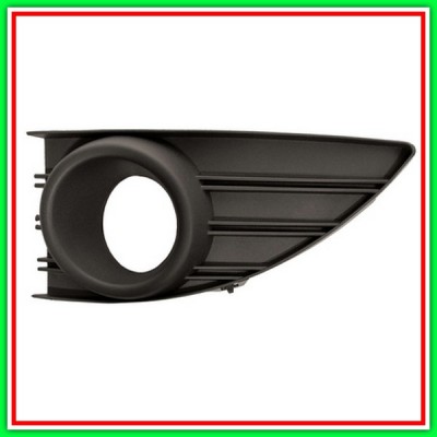 Griglia Sinistra Paraurti Nera-Con Sede Fendi Renault Fluence-(Anno 2010-2012)