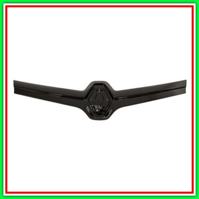Lucida Black Upper Molding - Radiator Grille RENAULT Twingo-(Year 2012-2014)