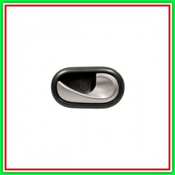 Front-Rear Right Inner Handle With Silver Lever-Black Mostrina-A Cable RENAULT Twingo-(Year 2012-2014)