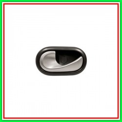 Left Front-Rear Internal Handle With Black Silver-Mostrina Lever-A RENAULT Twingo-(Year 2012-2014)