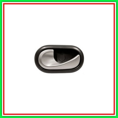 Left Front-Rear Internal Handle With Black Silver-Mostrina Lever-A RENAULT Twingo-(Year 2012-2014)