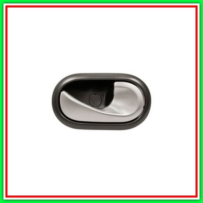 Right Front-Rear Inner Handle-With Chrome Lever-Mostrina-Black-A RENAULT Twingo-(Year 2012-2014)