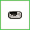 Right Front-Rear Inner Handle-With Chrome Lever-Mostrina-Black-A RENAULT Twingo-(Year 2012-2014)