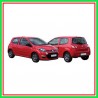 Right Front-Rear Inner Handle-With Chrome Lever-Mostrina-Black-A RENAULT Twingo-(Year 2012-2014)