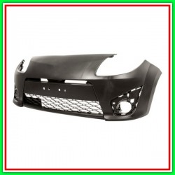 Paraurti Anteriore Nero-Liscio Da Primerizzare-Con Tappo Coprigancio Renault Twingo Dynamic-(Anno 2007-2012)